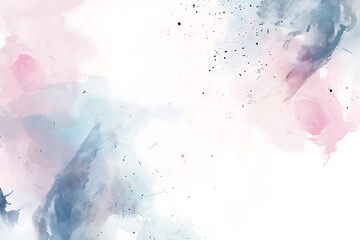 Abstract Watercolor Paintings Blurred Frame Illustration Background
