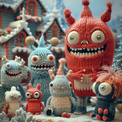 knitted_kawaii_family