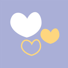 Cute abstract baby shower flat design illustration vector element