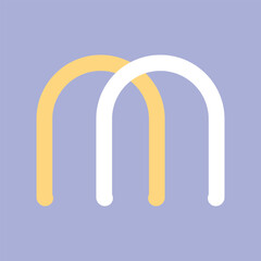 Cute abstract baby shower flat design illustration vector element