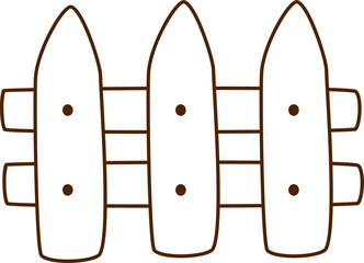 Gardening tool line art outline vector for coloring page or pattern