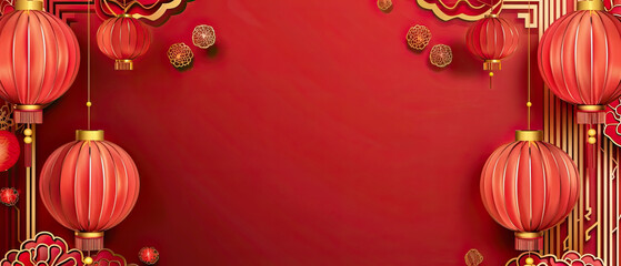 chinese happy new year with copy space