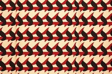 Obraz premium Houndstooth Material Structure Background - Generative AI