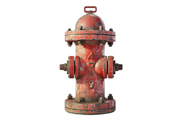 Fire hydrant isolated on transparent background