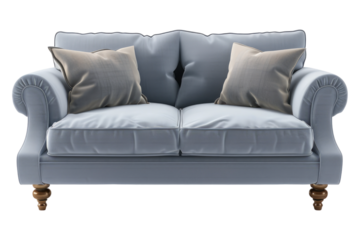 Sofa isolated on transparent background