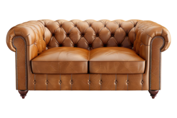 Sofa isolated on transparent background
