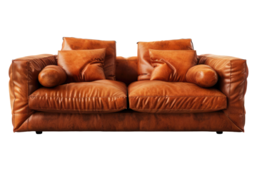 Sofa isolated on transparent background