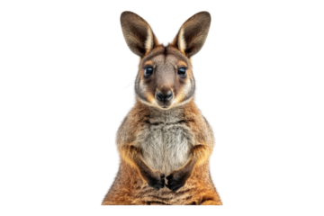 Wallaby isolated on transparent background