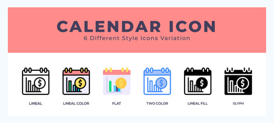 Calender icon vector for web. and mobile app