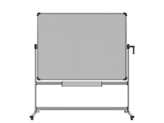 3d Render of whiteboard for mockup