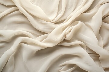 Obraz premium Linen Material Structure Background - Generative AI