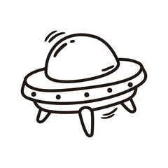 UFO Doodle Line