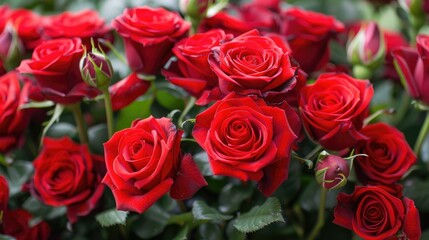 Valentine s Day red roses specifically