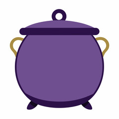         Large pot vector art illustration.
