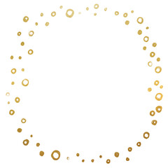 Gilded Bubbles Border Element