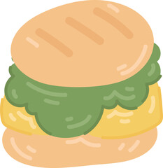 Sandwich illustration
