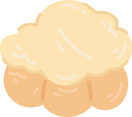 Bun bread illustration