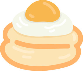 Bun bread illustration