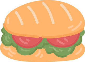 Sandwich illustration
