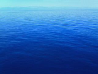 Obraz premium Beautiful blue sea view. Meditterranean sea.