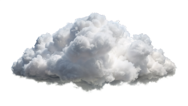 Transparent clouds in PNG format for easy overlay