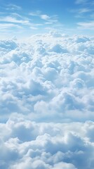 Fototapeta premium Clouds Material Structure Background - Generative AI
