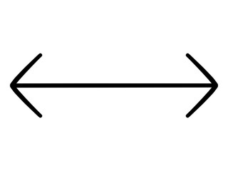 左右の矢印イラスト素材