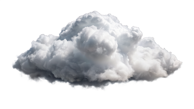 Transparent clouds in PNG format for easy overlay