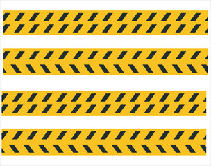 Yellow police line design vector illustration