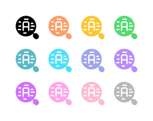 Editable data research vector icon. SEO, marketing, business. Part of a big icon set family. Perfect for web and app interfaces, presentations, infographics, etc