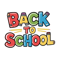 Back to School Vector user for flyer, t-shirt
