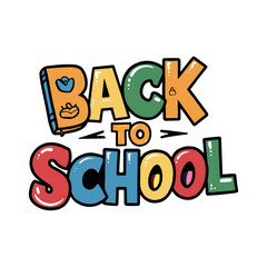 Back to School Vector user for flyer, t-shirt