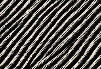 Fototapeta premium A black and white striped background with a grunge texture