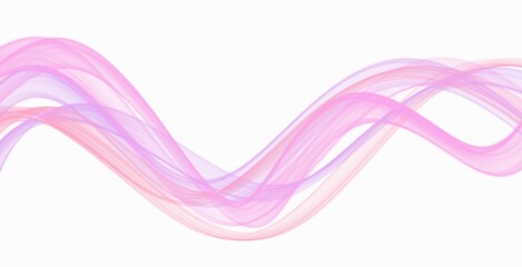 abstract colorful flowing wave futuristic lines isolated on white background