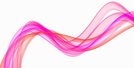 abstract colorful flowing wave futuristic lines isolated on white background