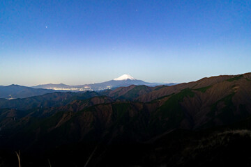 Obraz premium 丹沢からの富士山