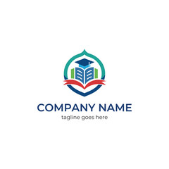 Education and Graduation Logo Design Vector