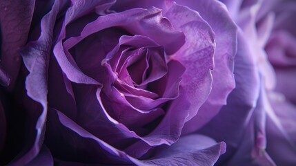 Naklejka premium Background of stunning purple rose macro