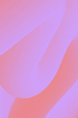 Duotone geometric compositions with gradient 3d flow shape. Innovation modern background design for cover, landing page, poster, flyer. Vertical orientation, smooth pastel colors