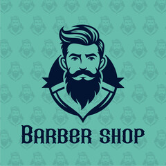 barbershop vintage vector des...