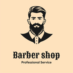barbershop vintage vector des...