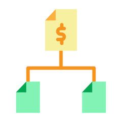 Structured Data Vector Flat Icon Design