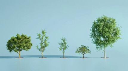 Obraz premium Planting Seeds of Sustainability: Visualizing Tree Growth, Green Initiatives, and Eco-Friendly Concepts. ESG
