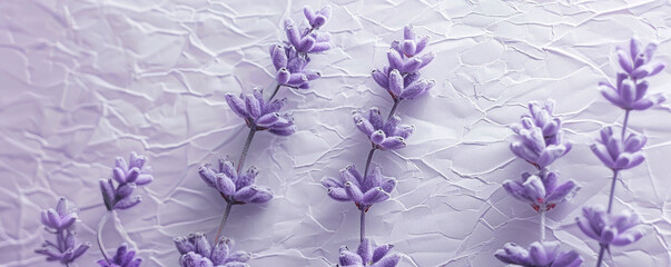 Craft a visually captivating HD picture that highlights the distinctive charm of a blank lavender paper poster texture, immersing the viewer in the soothing and delicate tones of this color palette.
