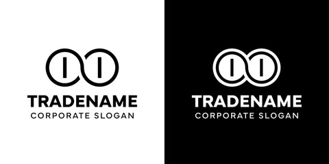 Fototapeta premium Letters OO Infinity Logo, suitable for business with OO related to Eternity