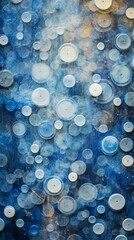 Denim Material Structure Background - Generative AI