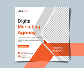 business social media post banner template.