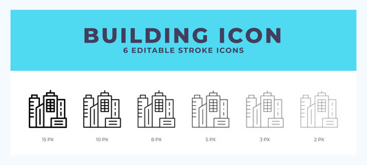 Building line icon. High quality icon symbol for web design. App