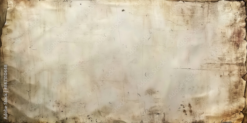 Poster vintage look of old paper and aged wall texture captured in high resolution, perfect for adding a to