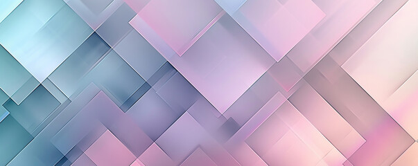 Create an abstract background featuring softly blended pastel hues with intersecting rectangles